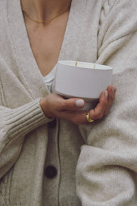 Scented Soy Candle - White